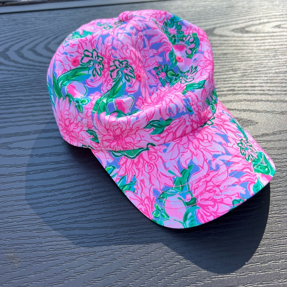 Lilly Pulitzer Pink Floral Cap